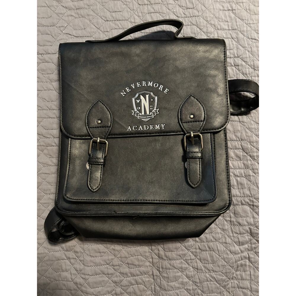 Officially Licensed Wednesday Nevermore Academy Backpack Pre-owned